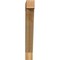 Ekena Millwork Traditional Block Rough Sawn Bracket, Western Red Cedar, 6"W x 34"D x 46"H BKT06X34X46TRA05RWR - alternate 2